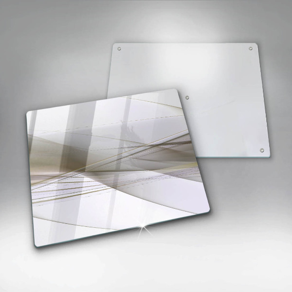 Herdplattenabdeckung Abstraktes Liniendesign