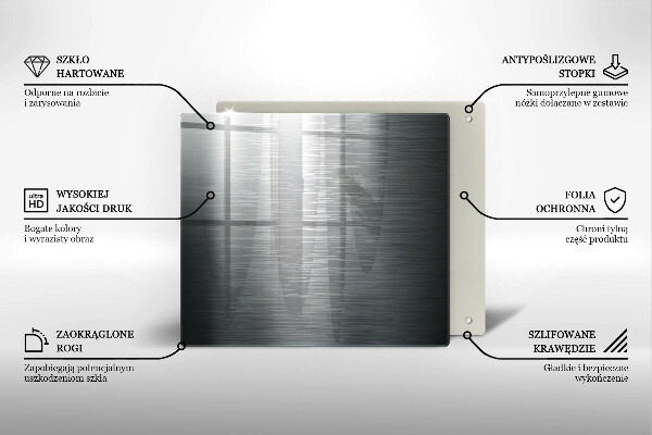 Herdplattenabdeckung Metallstruktur