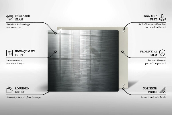 Herdplattenabdeckung Metallstruktur