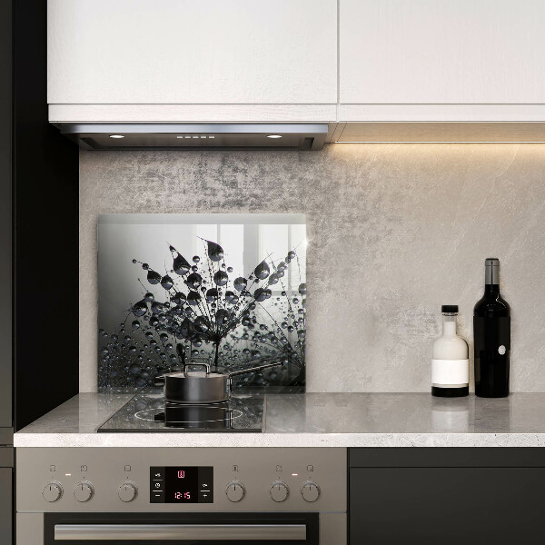 Herdplattenabdeckung Löwenzahn und Tau