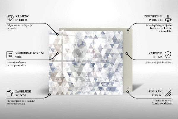 Herdplattenabdeckung Dreiecksmuster