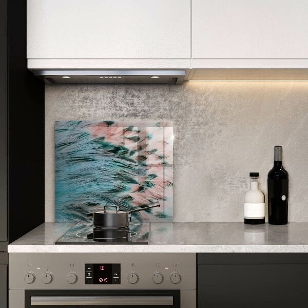 Herdplattenabdeckung Boho-Vogelfedern