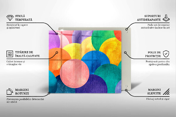 Ceranfeld schutz Bunte Kreise