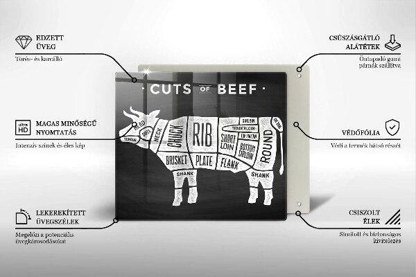 Ceranfeld schutz Kuhfleisch Rindfleisch