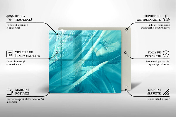 Ceranfeld schutz Zarte Federn