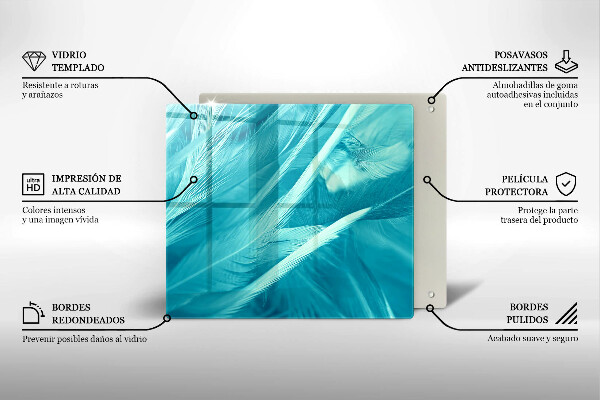 Ceranfeld schutz Zarte Federn