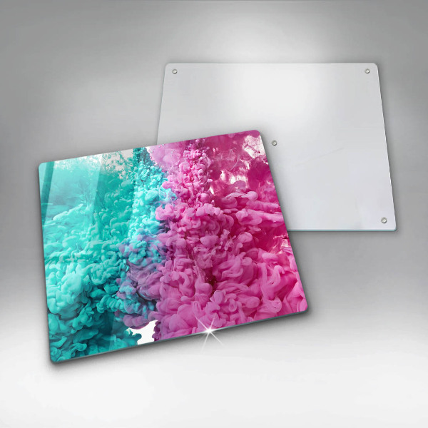 Ceranfeld schutz Türkisrosa Rauch