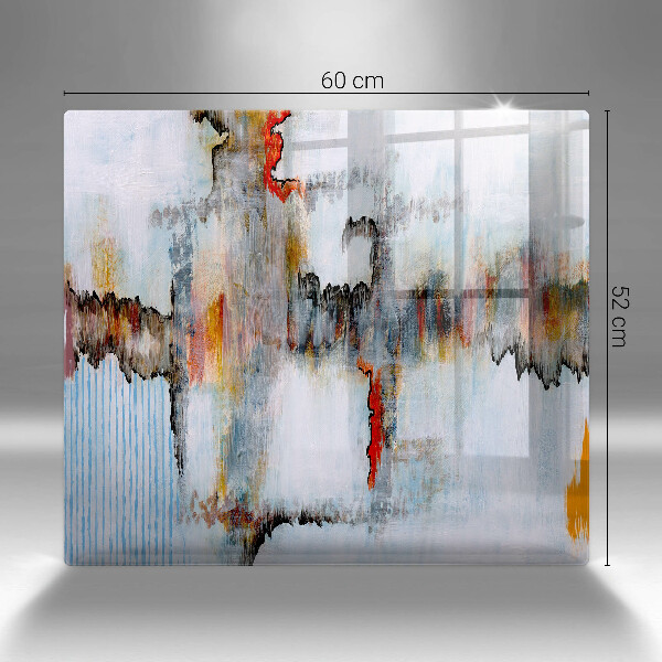 Herdplattenabdeckung Abstraktionsfarben