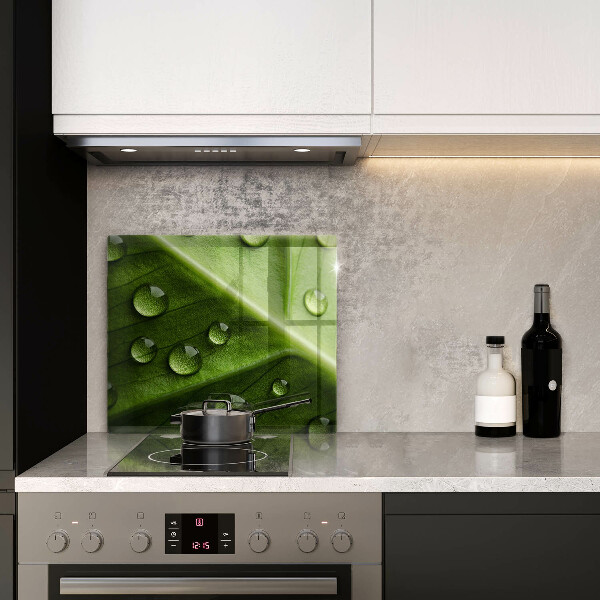 Herdplattenabdeckung Naturtau und Blatt