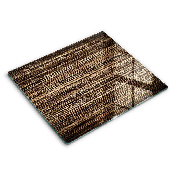 Herdplattenabdeckung Holzstruktur