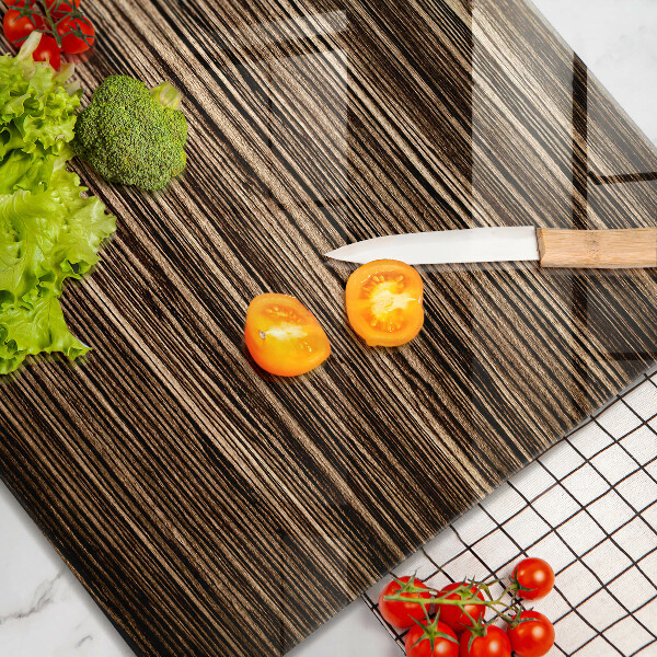 Herdplattenabdeckung Holzstruktur