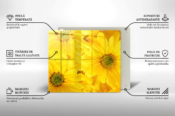 Herdplattenabdeckung Blütenblätter