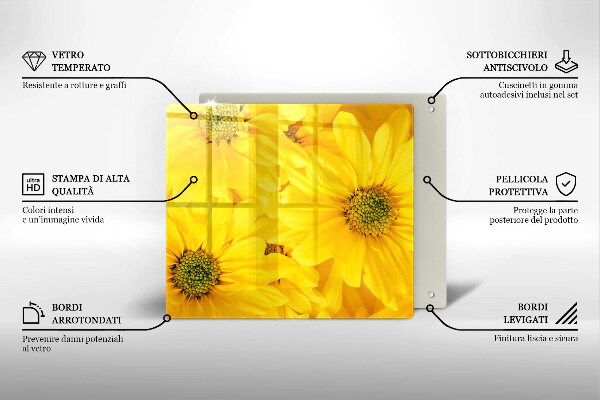 Herdplattenabdeckung Blütenblätter