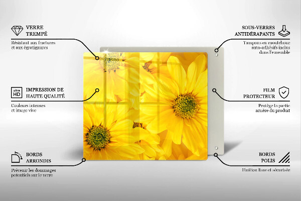 Herdplattenabdeckung Blütenblätter