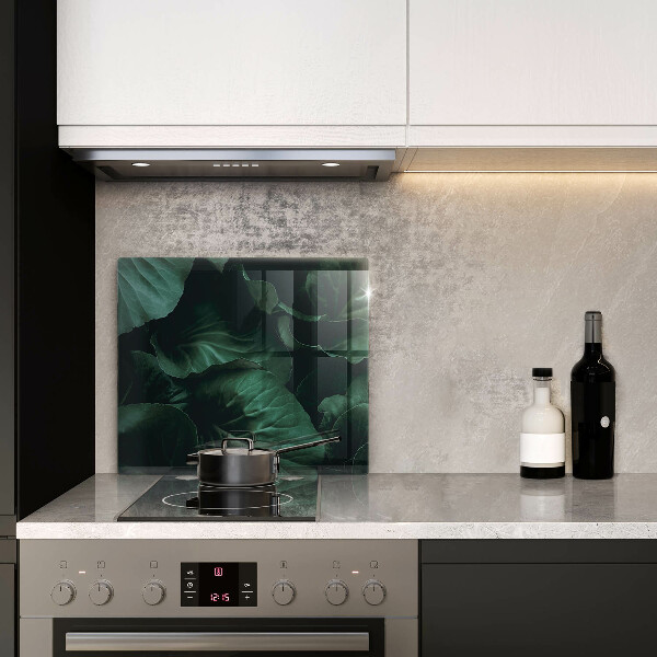 Herdplattenabdeckung Wilde dunkle Blätter