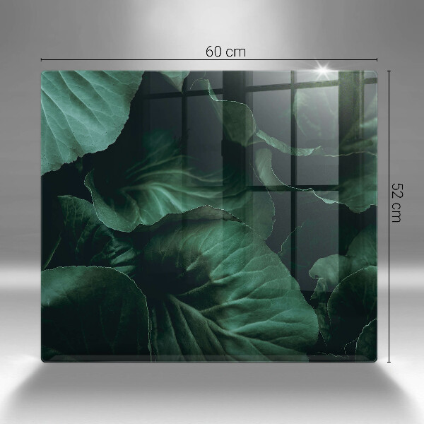 Herdplattenabdeckung Wilde dunkle Blätter