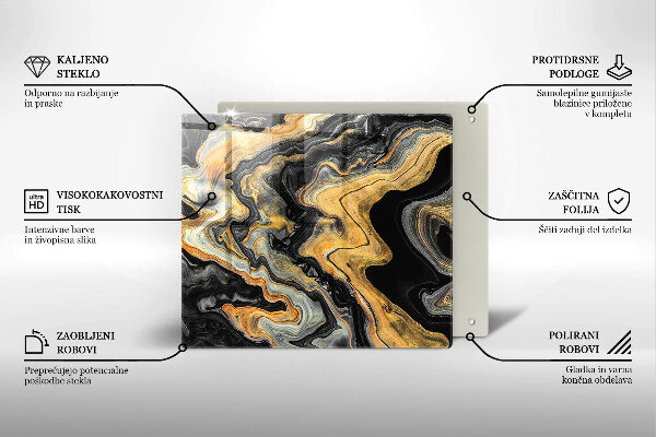 Ceranfeldabdeckung Abstrakte Struktur