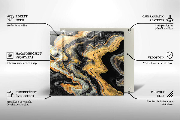 Ceranfeldabdeckung Abstrakte Struktur