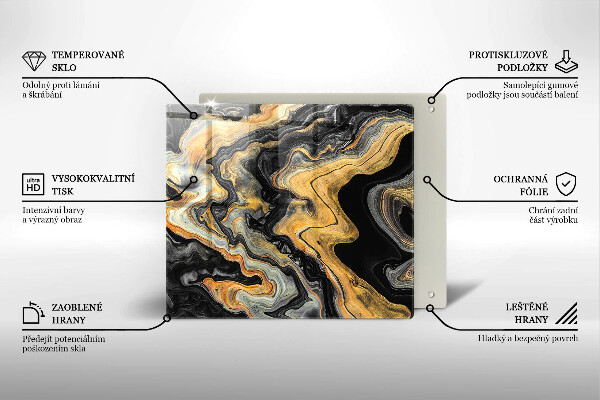 Ceranfeldabdeckung Abstrakte Struktur