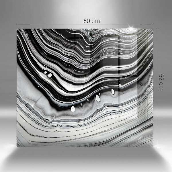 Ceranfeldabdeckung Tintenabstraktion