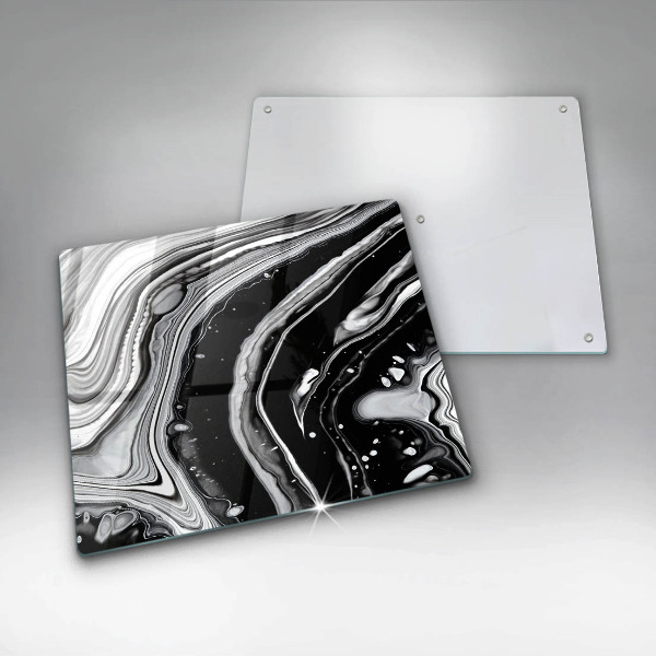 Ceranfeldabdeckung Tintenabstraktion