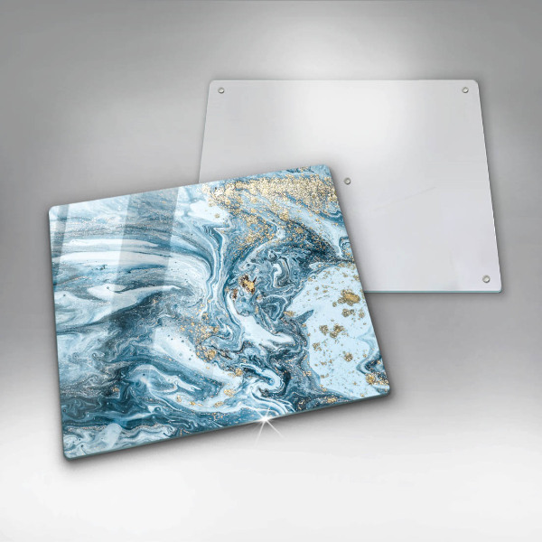 Ceranfeld schutz Struktur mit Gold