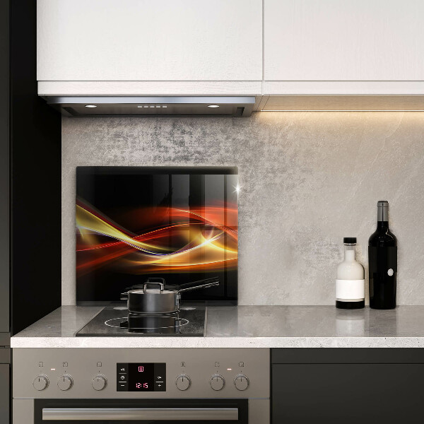 Herdplattenabdeckung Abstrakter Rauch und Licht