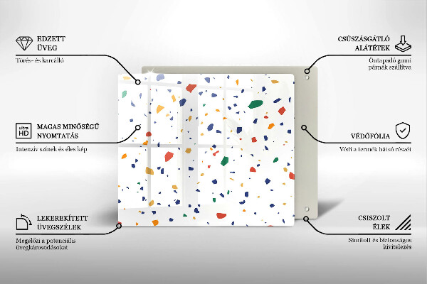 Ceranfeld schutz Buntes Steingut