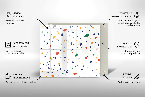 Ceranfeld schutz Buntes Steingut