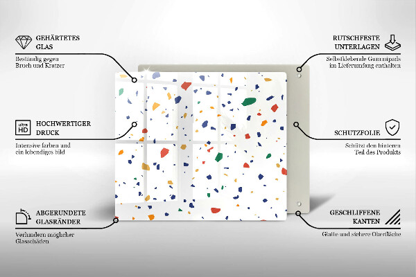 Ceranfeld schutz Buntes Steingut