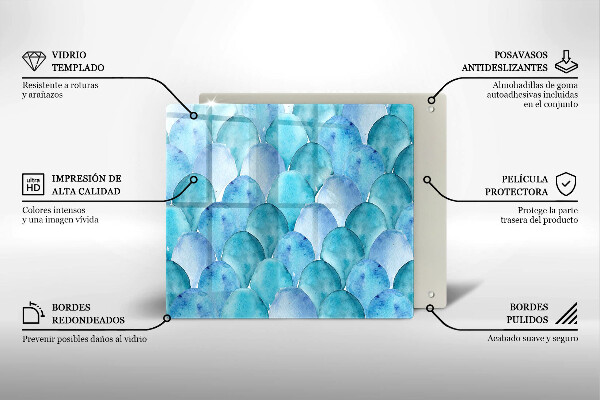 Ceranfeld schutz Aquarellskalen