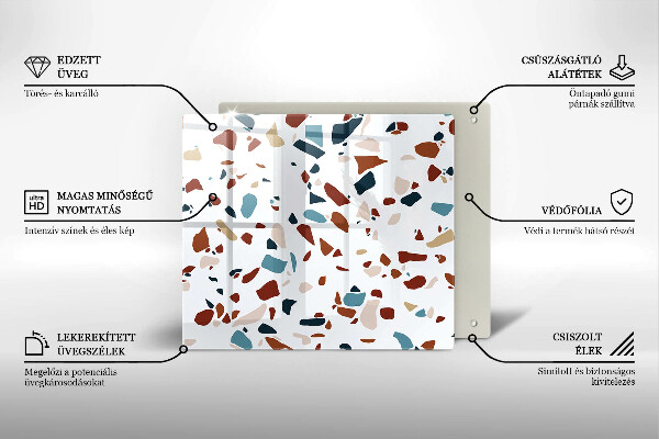 Ceranfeld schutz Dekorativer Stein