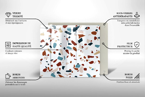 Ceranfeld schutz Dekorativer Stein