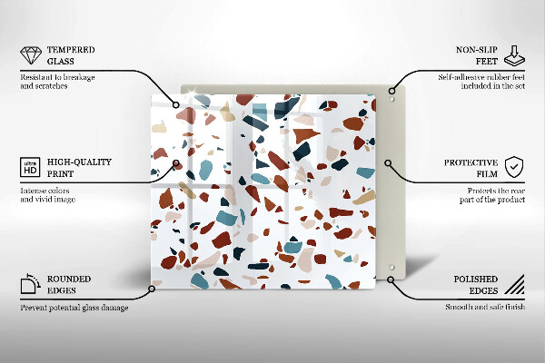 Ceranfeld schutz Dekorativer Stein