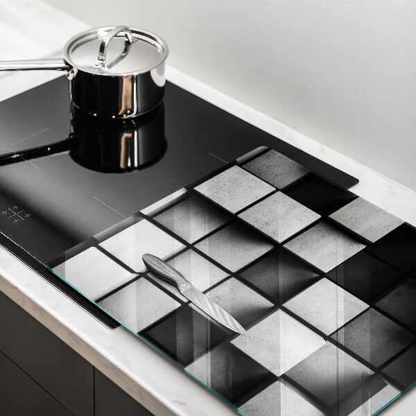 Ceranfeld schutz 3D-Geometriehintergrund