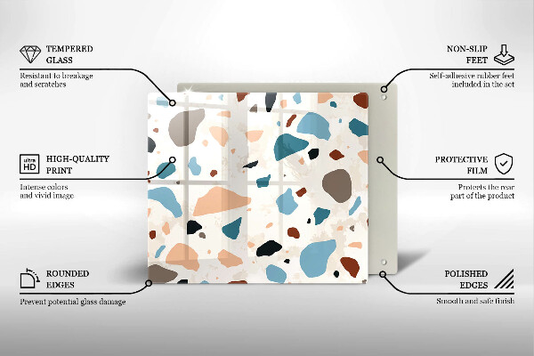 Ceranfeld schutz Dekoratives Steinzeug