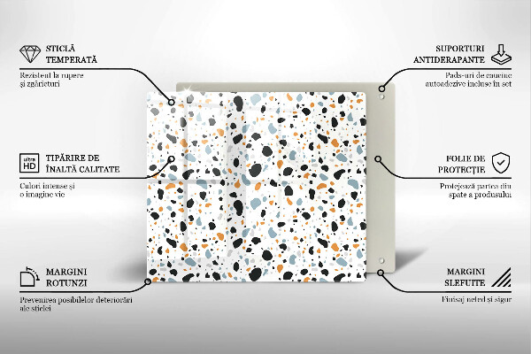 Ceranfeld schutz Dekoratives Steinzeug