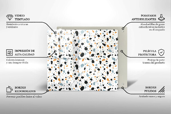 Ceranfeld schutz Dekoratives Steinzeug