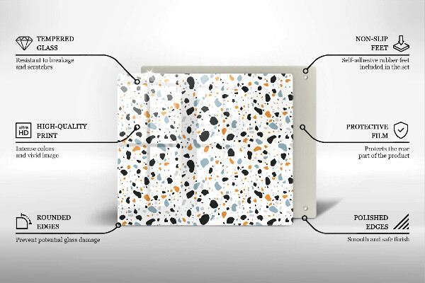 Ceranfeld schutz Dekoratives Steinzeug