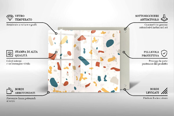 Ceranfeld schutz Dekoratives Steinzeug