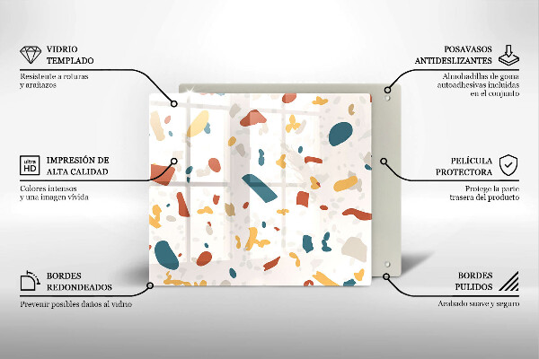 Ceranfeld schutz Dekoratives Steinzeug