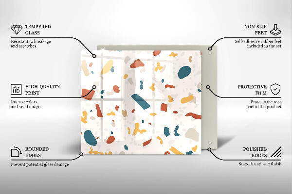Ceranfeld schutz Dekoratives Steinzeug