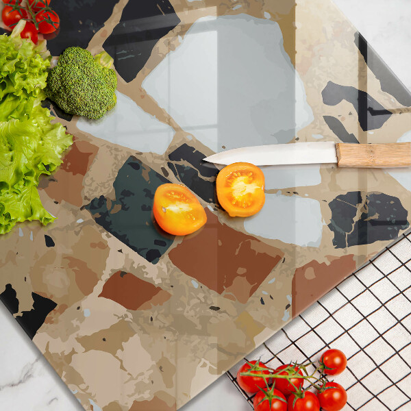 Ceranfeld schutz Dekorativer Steinteller