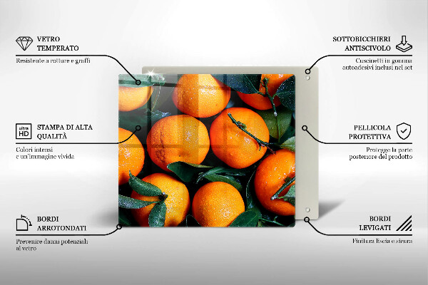 Ceranfeld schutz Orangenfrucht