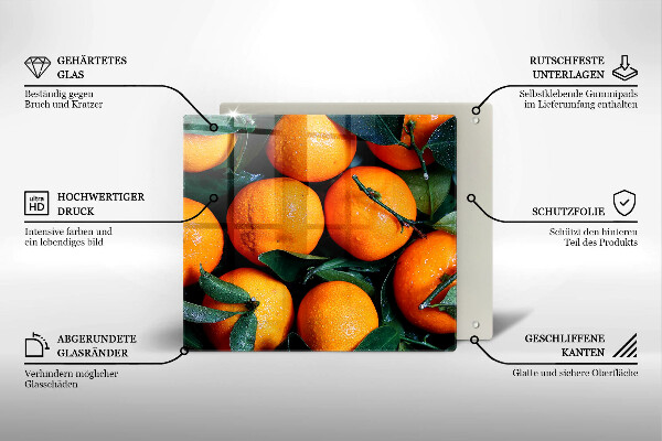 Ceranfeld schutz Orangenfrucht
