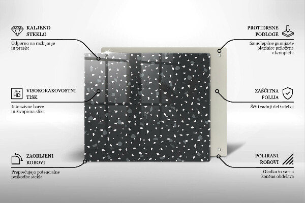 Ceranfeld schutz Dekorativer Stein