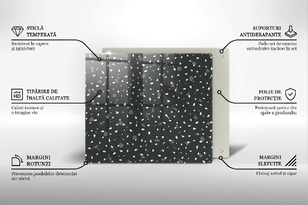 Ceranfeld schutz Dekorativer Stein
