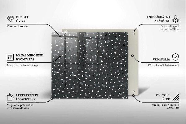 Ceranfeld schutz Dekorativer Stein
