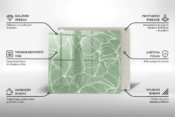 Ceranfeld schutz Lineare Blätter