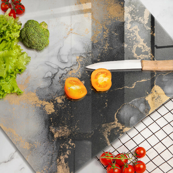 Ceranfeld schutz Abstraktion mit Gold